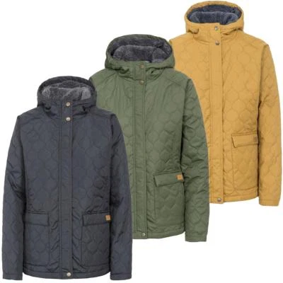Womens Trespass Ladies Tempted Quilted Coat Jacket - Image 1 of 4