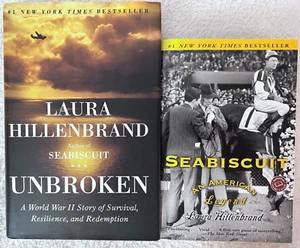 Laura Hillenbrand, Unbroken; Seabiscuit: An American Legend - Foto 1 di 24