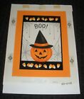 Halloween Boo Kürbis & Süßigkeiten Mais Spinne 7x9" Grußkarte Kunst #2148 mit 2 Statistiken