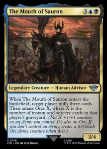 *MtG: 4x The Mouth of Sauron - Lord of the Rings: Tales of Middle-Earth UC* - Bild 1 von 1