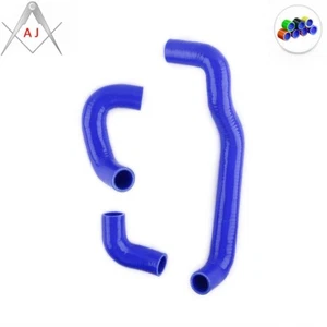 Blue For Abarth Grande Punto Alfa Romeo MiTo Giulietta 1.4 TB Silicone Hose - Picture 1 of 7