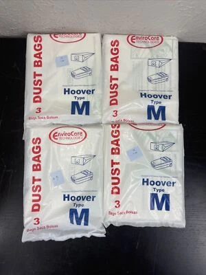 6 EnviroCare Hoover Dimension Canister Type M Vacuum Dust Bags Lot Of 4 - Image 1 of 3