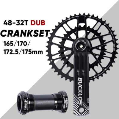 48-32T Road Bicycle Crankset 8/9/10/11S DUB Crank 29mm Spindle Gravel Bike Parts - Image 1 of 4