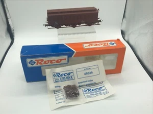 ROCO HO 46336 3 AXLE BROWN COACH UNFITTED DETAILING BOXED - Foto 1 di 12