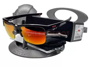 ✅🕶️ OAKLEY THINLINK 009316 BLACK INK/RUBY IRIDIUM POLARISIERTE SONNENBRILLE - Bild 1 von 10