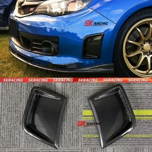 Carbon Fiber Front Bumper Side Vents Fits 08-14 Subaru Impreza GRB Wagon WRX STi - Bild 1 von 9