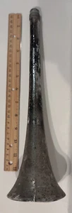 ANTIQUE Vintage LONG TRUMPET Car Auto Train Boat Horn- Untested - Picture 1 of 12