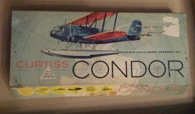 De colección Ideal Toy Corp ITC - Kit modelo Curtiss Condor - caja abierta Foto 1 de 4