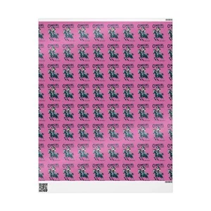 Cowgirl Wrapping Paper - Fun Gift Wrap for Birthdays, Western Theme Parties - Picture 1 of 25