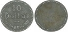 Kolonien China (?) 10 Dollar Zimmermann vz    113487