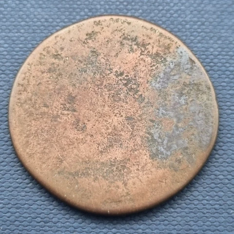 1809 Classic Head Large Cent 1c Circulated badly damaged hammered #51318 Cover