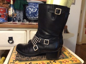 bcbg studded booties