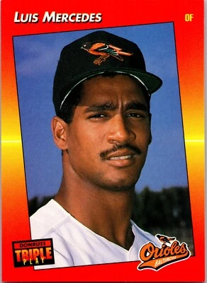 1992 Donruss Triple Play - #145 Luis Mercedes - Image 1 of 2