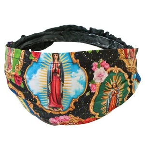 Virgin Mary Elasticated Ladies womens headband hairband head hair wrap band - Picture 1 of 3