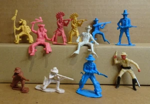 Western Cowboys and American Indians 11 pcs W25 - Picture 1 of 5