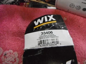 Brand New GENUINE Wix 33406 Fuel Water Separator Filter Sealed In Plastic Wrap - Picture 1 of 4