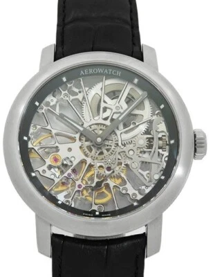 Reloj Aerowatch Renaissance Skeleton Cuerda Manual Hecho en Suiza Foto 1 de 4