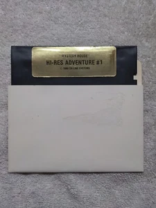 Hi-Res Adventure #1 Mystery House by On-Line Systems Sierra Apple II 5.25 Floppy - Picture 1 of 4
