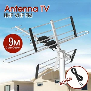 Digital TV Outdoor Antenna Aerial UHF VHF FM AUSTRALIAN Signal Amplifier Booster - Picture 1 of 5