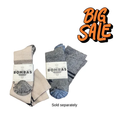 Bombas Compression Socks – Large Unisex Support for Men & Women, Beige or Gray - Image 1 of 4