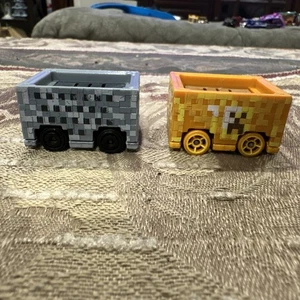 Hot Wheels Minecraft Minecart Kids Model Diecast Toy Cars HW Screen Time 1:64 - Picture 1 of 4
