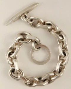 Vintage John Lauritzen Sterling Silver Bracelet Thick & Heavy 105 Grams - Picture 1 of 14