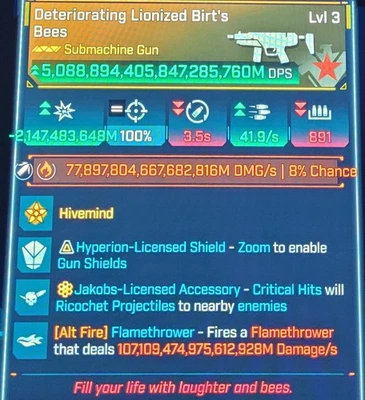 borderlands 4 bl4 MODDED LvL 1!! 1 SHOT WEAPONS AND GOD GEAR AVAILABLE !! 💯💥
