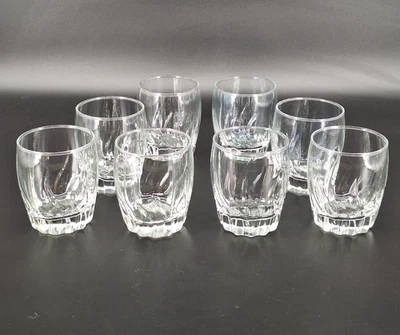 8 vasos de whisky Anchor Hocking Swirl dobles antiguos Central Park de 4" Foto 1 de 4