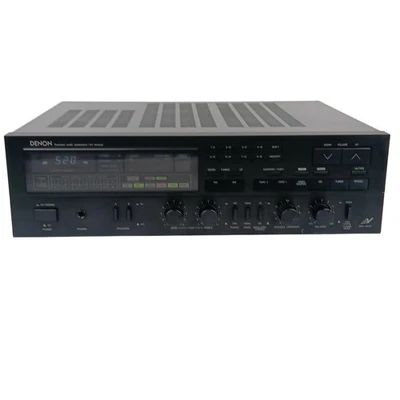 Vintage Denon DRA-95VR AV Receiver. Tested Working. 1 Damaged Negative Terminal - Image 1 of 4
