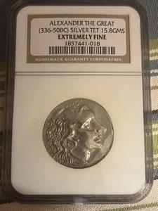 Alejandro Magno, (335-50 aC) tetradracma de plata, extremadamente fino, - Imagen 1 de 12