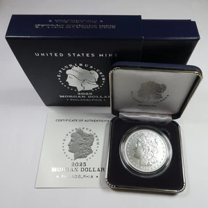 2025 P Philadelphia Silver UNC Morgan Dollar $1 US Coin w OGP #58052M - Picture 1 of 5