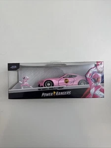 Jada Toys Toyota FT1 Concept Car Power Rangers Pink Ranger Figure Hasbro 1/32 - Picture 1 of 7