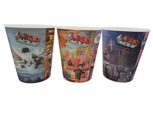 3x MC Donalds 3D Trinkbecher The Lego Movie 2013 400ml Film TV Fernsehen - Bild 1 von 5