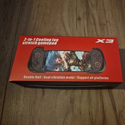 Bluetooth Gamepad For Mobile Phone With Cooling Fan Double Hall Sticks Vibration - Image 1 of 2