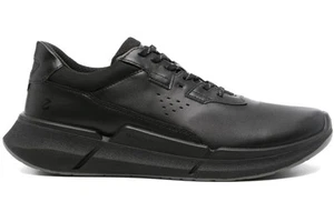 ECCO Men's Biom 2.2 Black Leather Plain Toe Sneaker 830764 EU 43 Size 11 - 11.5 - Picture 1 of 11