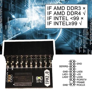 For ASUS TPM-L R2.0 Compatible Trusted Platform TPM (20 W8Z0 W39C W9E4 2024 W3P5 - Afbeelding 1 van 9