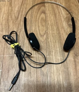 Vintage Sony Walkman MDR-006 Black Headphones - Nice Foam, WORKING!! - Picture 1 of 5