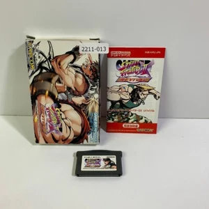 CAPCOM Game Boy Advance Super Street Fighter IIX Revival with Box CIB GBA Japan - Picture 1 of 9