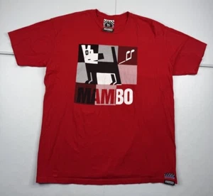 Vtg Mambo Australia Shirt Logo Farting Dog Music Note Double Sided Y2K Mens XL - Picture 1 of 8