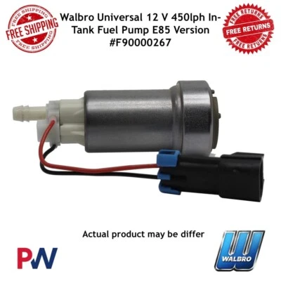 Walbro Universal 12 V 450lph In-Tank Fuel Pump E85 Version #F90000267 - Image 1 of 4
