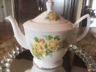 Rare Vintage Royal Albert Unmarked Teapot With Yellow Roses