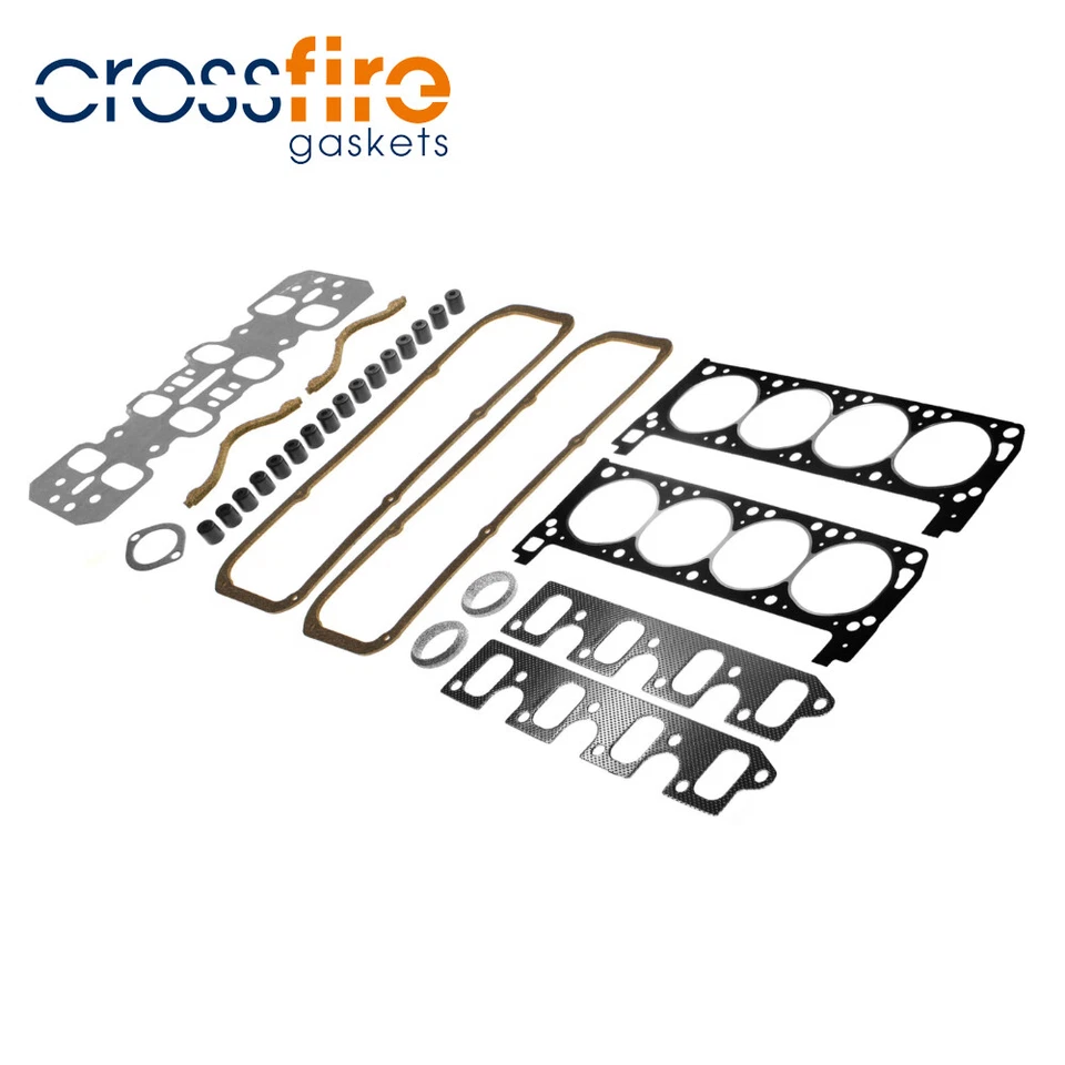 VRS Gasket Set FOR Ford Falcon Fairlane LTD Bronco Mustang Cleveland 302 351 V8  - image 1 of 1