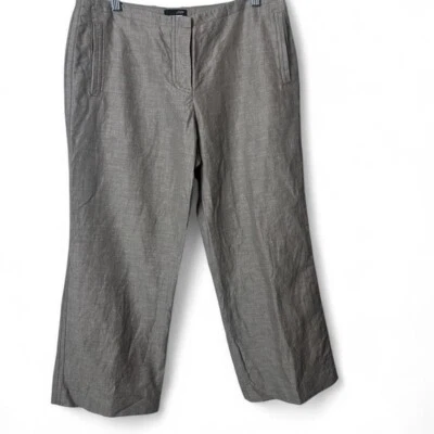 Pantalones cortos vintage J Crew mezcla de lino pierna ancha Foto 1 de 4