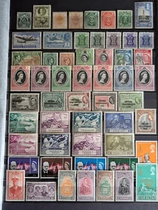 vfmint small collection of commonwealth issues kgv to elizabeth - Picture 1 of 1