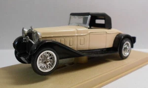 Eligor 1/43 Scale Diecast Model 1004 DELAGE D8S CABRIOLET 1932 CAPOTE CREAM - Picture 1 of 4