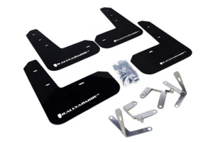 Rally Armor UR Black Mud Flap w/ White Logo for Subaru BRZ Scion FR-S 86 - Picture 1 of 4