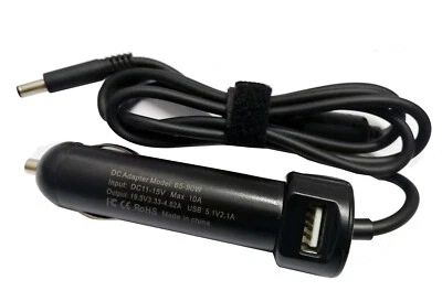 NEW 65W AUTO USB Car Charger Adapter For Dell Latitude 3320 3420 Power Supply - Image 1 of 4