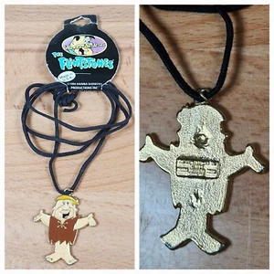 COLLAR VINTAGE HANNA BARBARA 1994 LOS PICAPIEDRA BARNEY DIBUJOS ANIMADOS NOVEDAD - Imagen 1 de 1