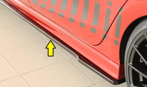 Rieger Seitenschweller Ansatz Satz li/re passt bei Seat Leon KL Schwarz 00088221 - Bild 1 von 4