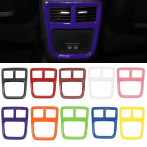 Rear Air Conditioner Outlet Vent Decor Trim Cover Bezels for Dodge Charger 2011+ - Picture 1 of 12